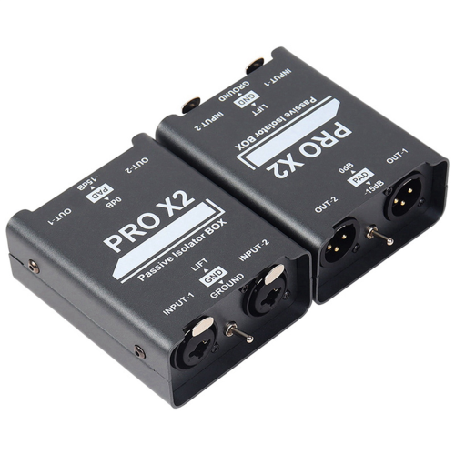 New 2-Way Audio Isolator, XLR 6.5, Permalloy Isolator 2