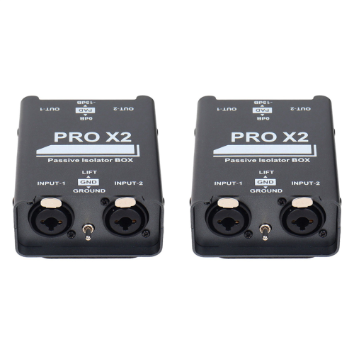 New 2-Way Audio Isolator, XLR 6.5, Permalloy Isolator