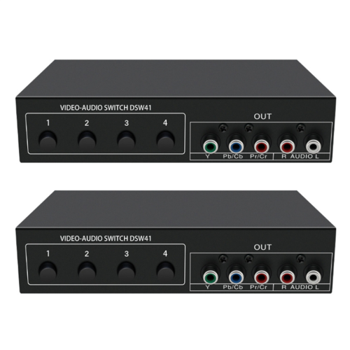 4x1 Component Video Signal Switcher YPbPr YCbCr
