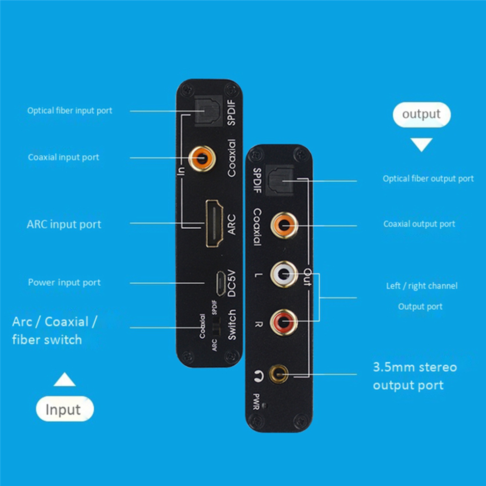 Arc Audio Adapter Audio Extractor Digital To Analog Converter 4712071135647