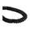 Telephone Cord Detangler, 2 Pack Black 1.1 Ft Coiled 2 Pack Black 7