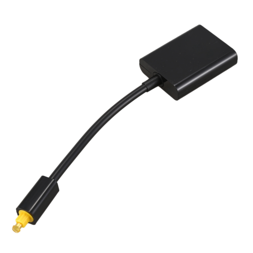 SPDIF Optical Audio Splitter 2 Way Toslink Splitter Adapter Hub 2