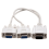 NEW 1 PC to 2 MONITORS SPLITTER CABLE FOR VGA VIDEO 3
