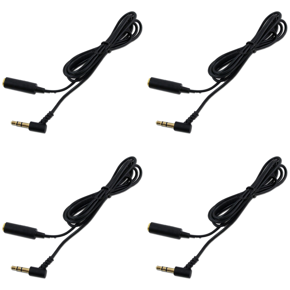 Audio Extension Cable 3.5Mm Cord For On Ear Headphones Black 4712071135739
