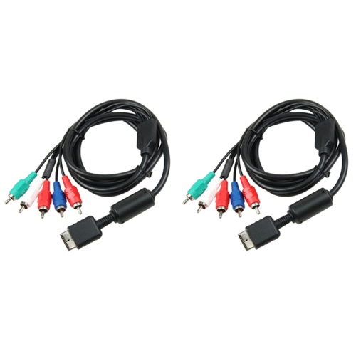 Ypbpr for PS2// Slim HDTV-Ready TV HD Component AV Cable 5-Wire