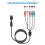 Ypbpr for PS2// Slim HDTV-Ready TV HD Component AV Cable 5-Wire 2