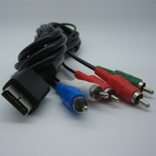 Ypbpr for PS2// Slim HDTV-Ready TV HD Component AV Cable 5-Wire 2
