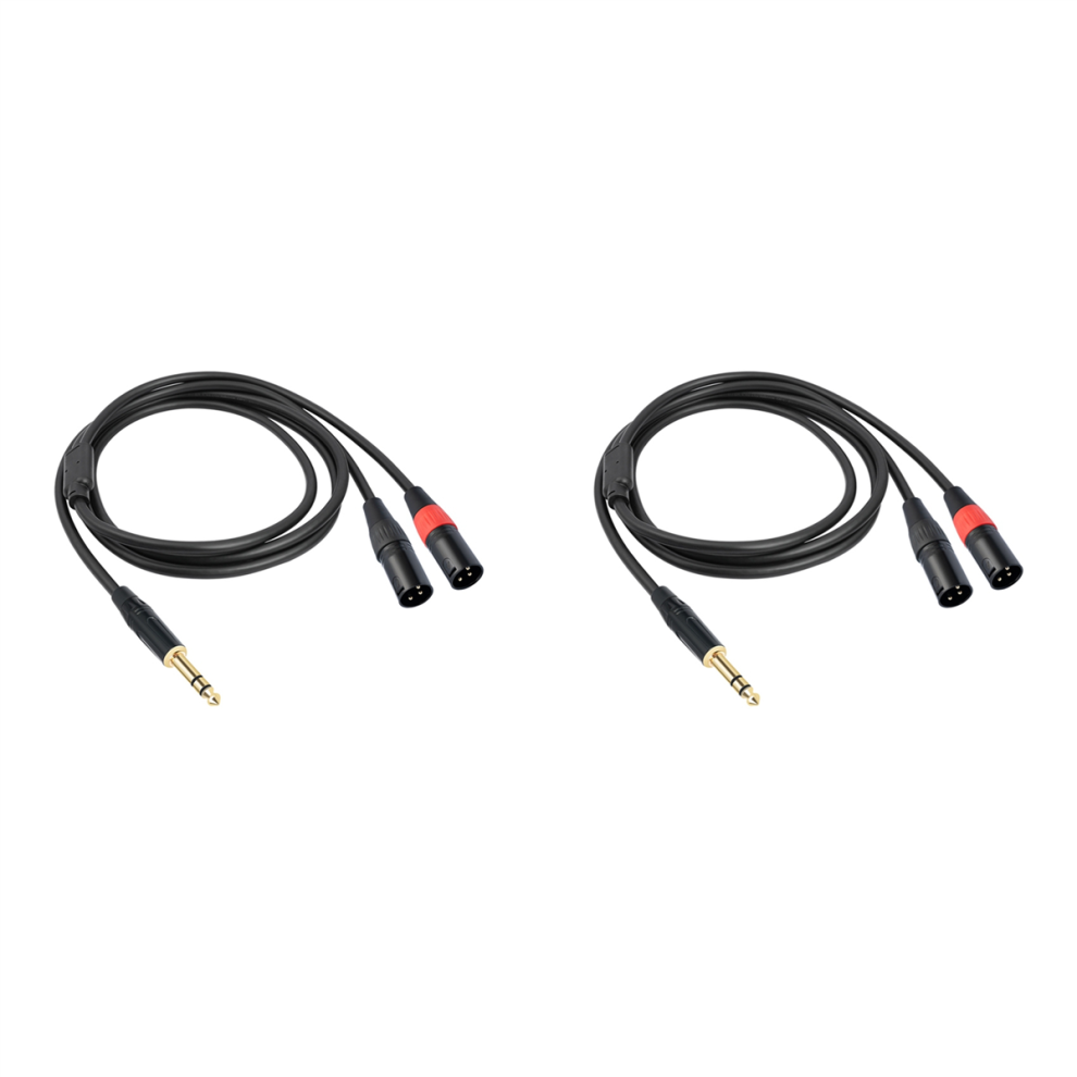 Jack 6.35Mm 1/4 Trs Stereo To Dual Xlr Male Audio Cable 300Cm 4712071136972