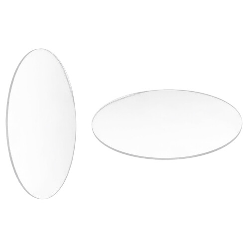 Transparent 3mm Thick Mirror Acrylic Round Disc Diameter:85mm