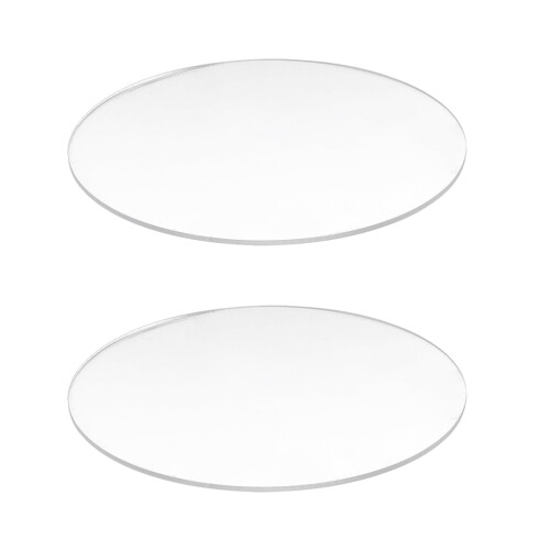 Transparent 3mm thick Mirror Acrylic round Disc Diameter:85mm