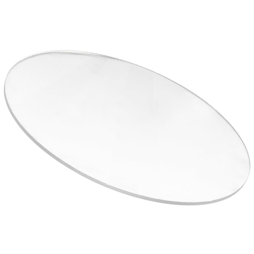 Transparent 3mm thick Mirror Acrylic round Disc Diámetro:60mm 1