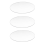 Transparent 3mm thick Mirror Acrylic round Disc Diámetro:60mm 1