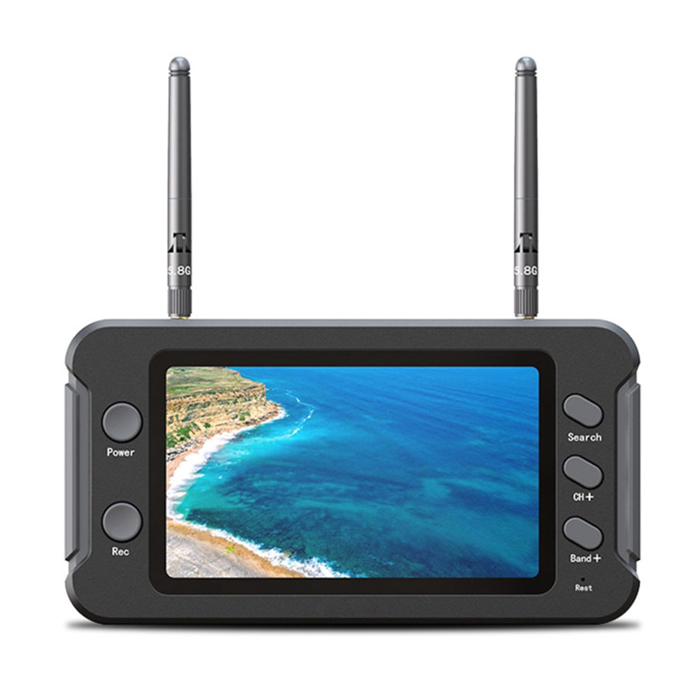 Monitor Fpv 5.8G Con Dvr 40CH Display Lcd Da 4,3 Pollici