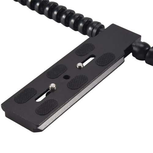 New Flexible Dual Arm Hot Shoe Flash Bracket Mount Holder for