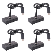 Batteria fittizia accoppiatore CC + cavo USB 5V per NP F550 F570 F770
