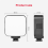 Mini LED Video Light Photography 2W Dimmable 6500K Fill Panel Lamp 4