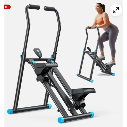 MERACH Upgraded Foldable Stair Stepper Vertical Climber Machine