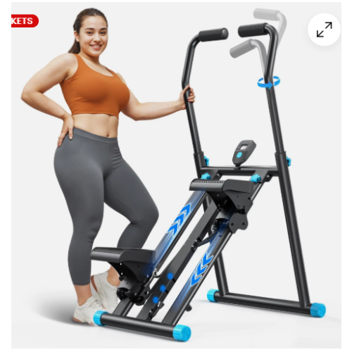 MERACH Upgraded Foldable Stair Stepper Vertical Climber Machine 1