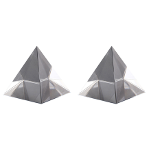 Prisma, optische Glaspyramide, 40 mm hoch, rechteckiges Polyeder