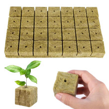 Rock Wool Cultivation 28 Cubes 4x4x4cm for Seedlings/Clone Plants/Hydroponics