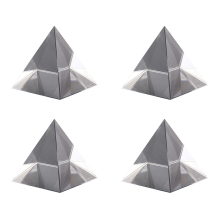 Prisma, optische Glaspyramide, 40 mm hoch, rechteckiges Polyeder