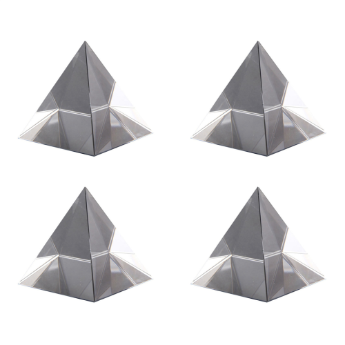 Prisma, optische Glaspyramide, 40 mm hoch, rechteckiges Polyeder