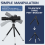 WiFi Digital Telescope 70X Large Aperture Objective Lens 3