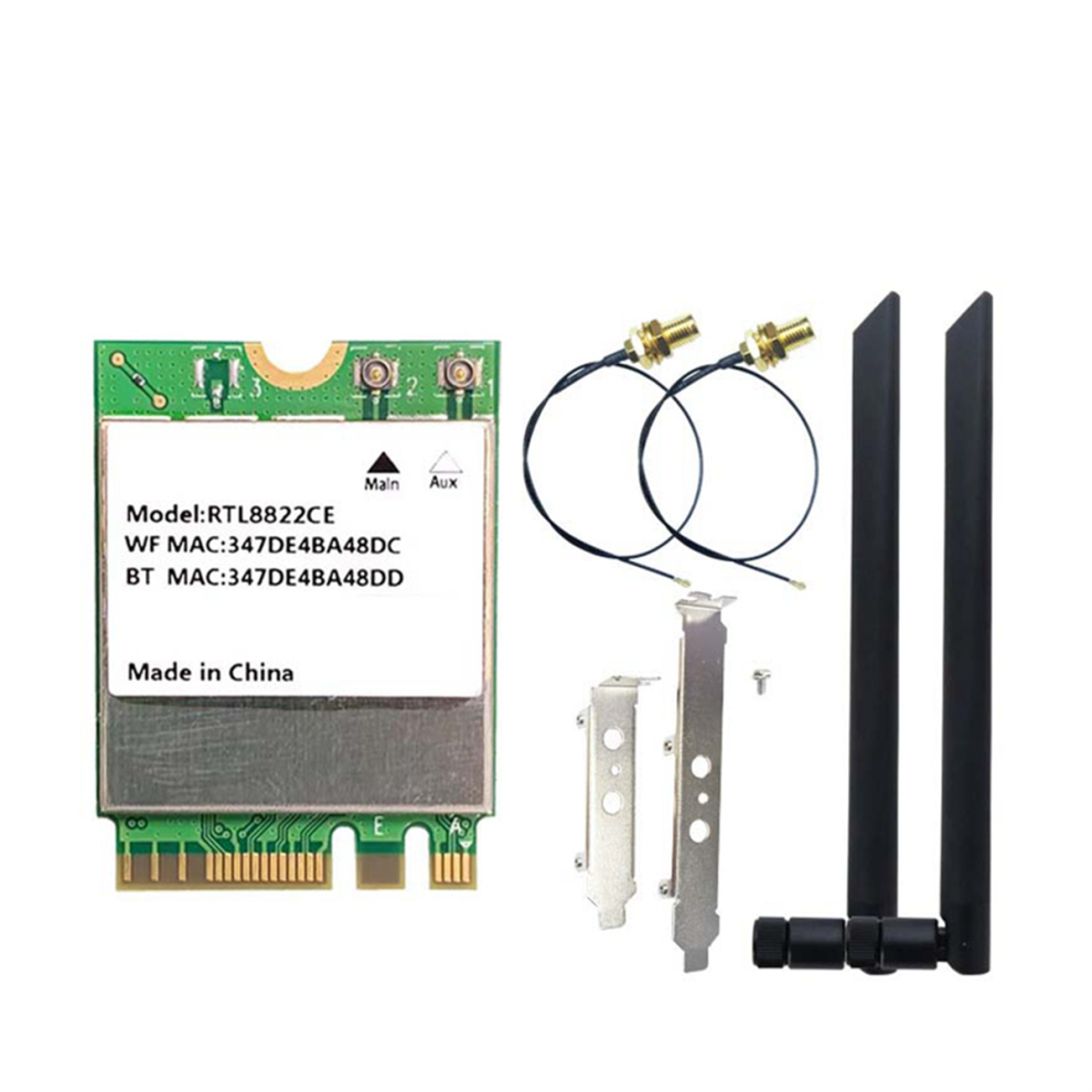 Rtl8822ce Wifi Card 1200Mbps Dual Band 2.4G/5G 4712071179603