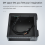 MX02 Mini ITX Computer Case HTPC Chassis USB2.0 for Office Business 3