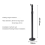 Wall Mount Camera Projector Hanger 360Rotatable Projector Holder,M6 4