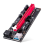 PCI-E Pcie Riser 009 Express 1X zu 16X Extender PCI E Adapter Karte 3
