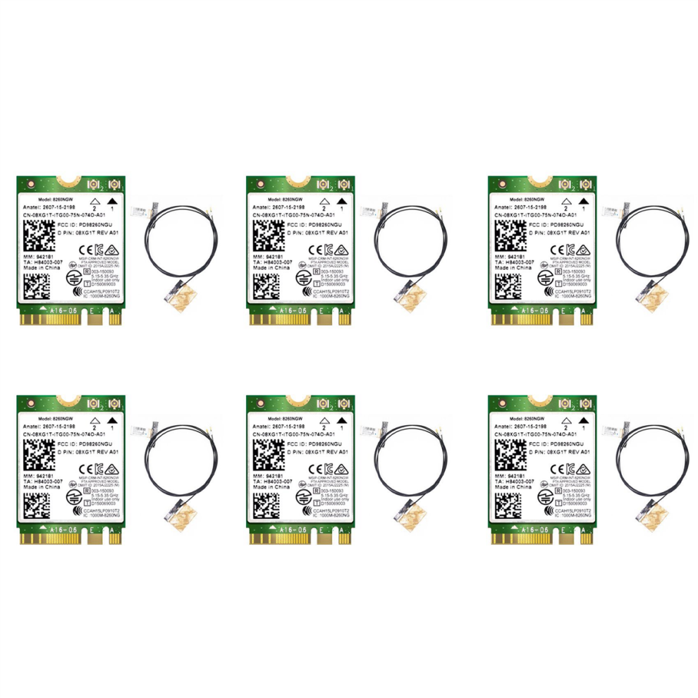 8260 8260Ngw Wifi Card+2Xantenna 2.4G/5Ghz 867M 4712071177494