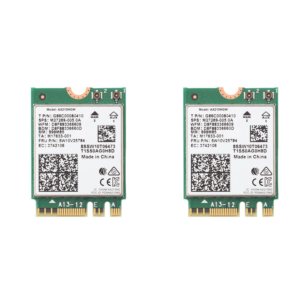 Ax210 Ax210ngw Network Card M.2 Ngff 2.4Ghz/5G Wi-Fi 6E 2400Mbps 4712071177814