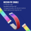 ARGB Power Extension Cable 3Pin RGB LED Light Strip Bar for PC Case 3