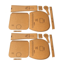 DIY Leather Tool Kit Kraft Handbag Sewing Pattern Size 21x19x6.5CM