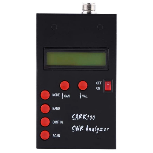 SARK100 Antenna Analyzer Meter 1-60MHz Shortwave SWR Antenna Analyzer 2