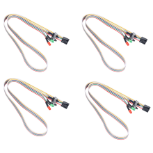 PC-Gehäuse Rot Grün LED Lampe ATX Netzteil Reset HDD Schalter Kabel