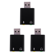 7.1-Kanal-USB-Soundkarte aus Aluminiumlegierung, Computer-USB7.1-Soundkarte
