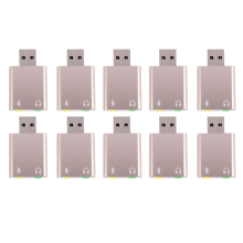 USB-Soundkarte 7.1 Externer USB-auf-Buchse 3,5-mm-Kopfhöreradapter