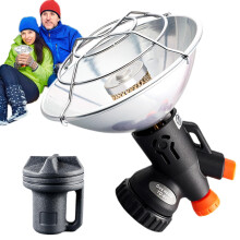 Camping Propane Heater Propane Heater Outdoor Heater for Camping, Easy to Carry Golf Cart Heater for Ice Fishing, Hiking, Hunting Black