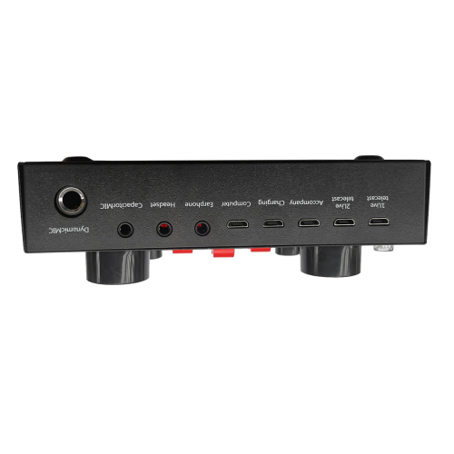 V8S Microphone USB Rechargeable External Mixer 2