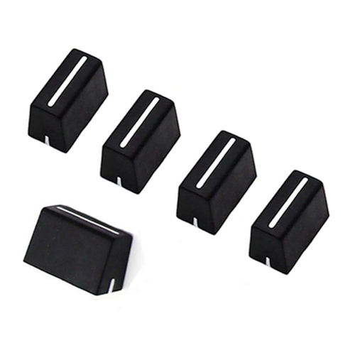 5pcs Universal Fader Knobs Fader Cap Straight Slide Potentiometer Cap 2