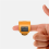 Mini Digital LCD Electronic Finger Ring Hand Tally Counter-Red 7