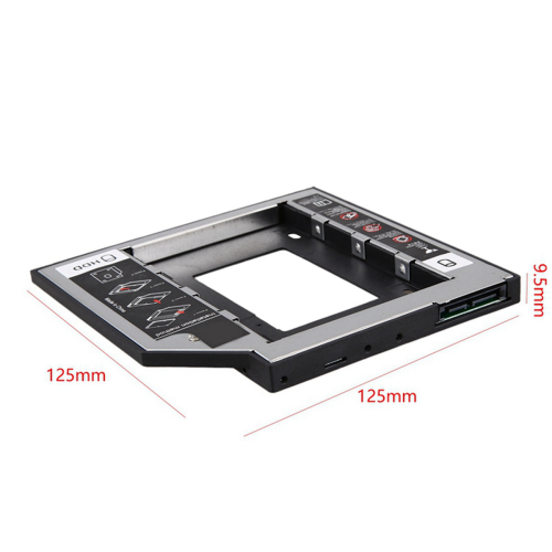 Universal Sata 2Nd Hdd Ssd Hard Drive 9.5Mm For Hdd Bracket 2