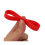 Silicone Rubber Wristband Bangle Red 5