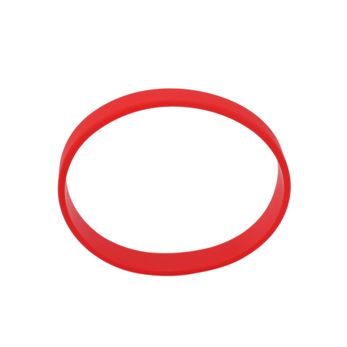 Silicone Rubber Wristband Bangle Red 1