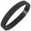 Silicone Rubber Wristband Bangle Black 3
