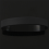 Silicone Rubber Wristband Bangle Black 6