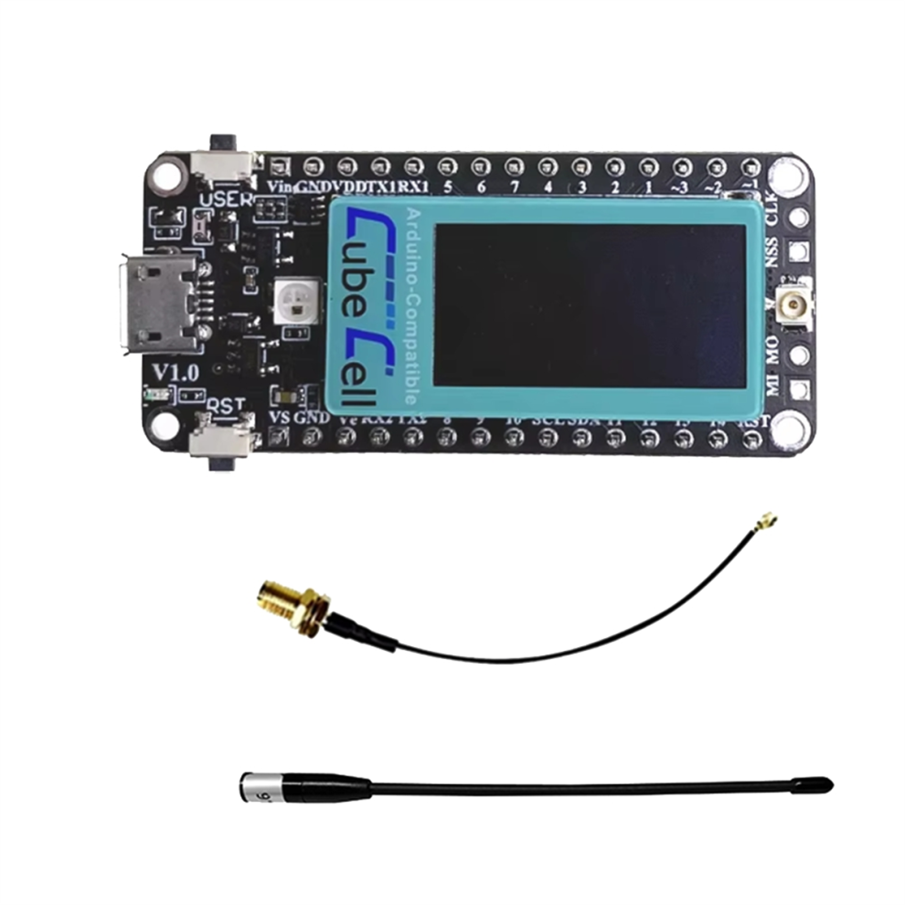 AB02 Dev-Board Iot Lorawan 0,96 Pollici Oled ASR6502 Lora Nodo 868MHZ-image