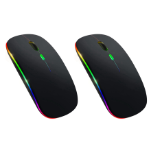 Wireless Mouse Bluetooth 5.1 Rechargeable 2.4G Wireless Backlite